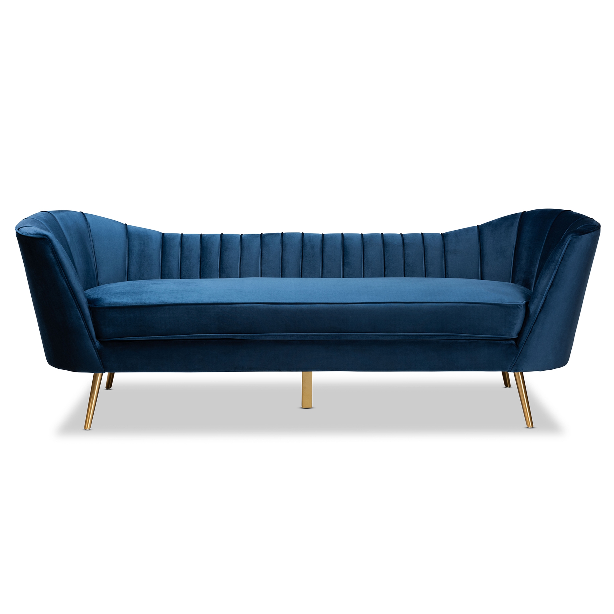 Baxton studio glam store velvet sofa